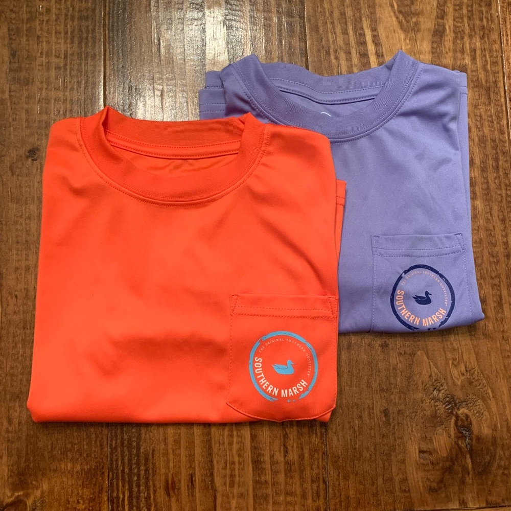 Youth Small Southern Marsh FieldTec Dri fit Shirts